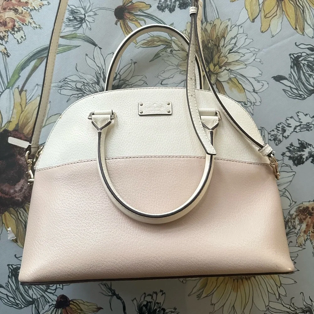 Kate Spate   Beige and cream Satchels Bag  in good condition - Picture 15 of 15